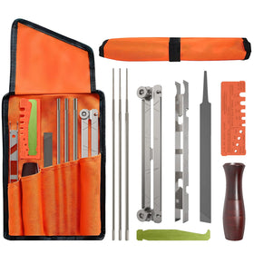 Buhobha chainsaw sharpening kit case keeps tools organized for quick on-site maintenance.