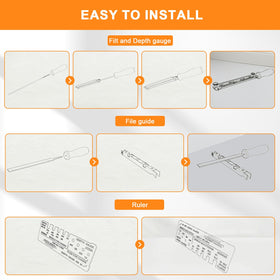Buhobha universal compatibility fits many chainsaw models and makes maintenance flexible.