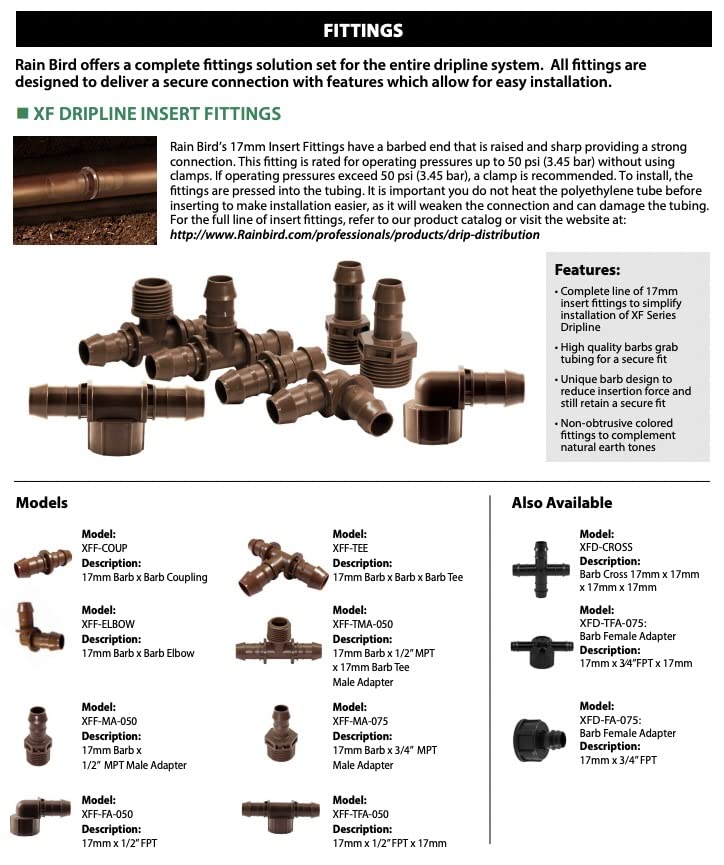 Barbed end connectors for leak-proof irrigation joints