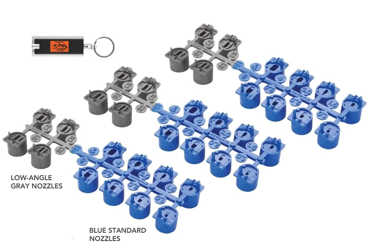 BUILT TO LAST Hunter PGP grey low-angle 4.5 nozzle for back to edge efficiency