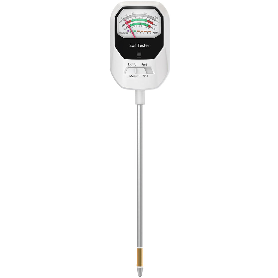 Buladeke 4-in-1 soil meter moisture reading aids precise watering.