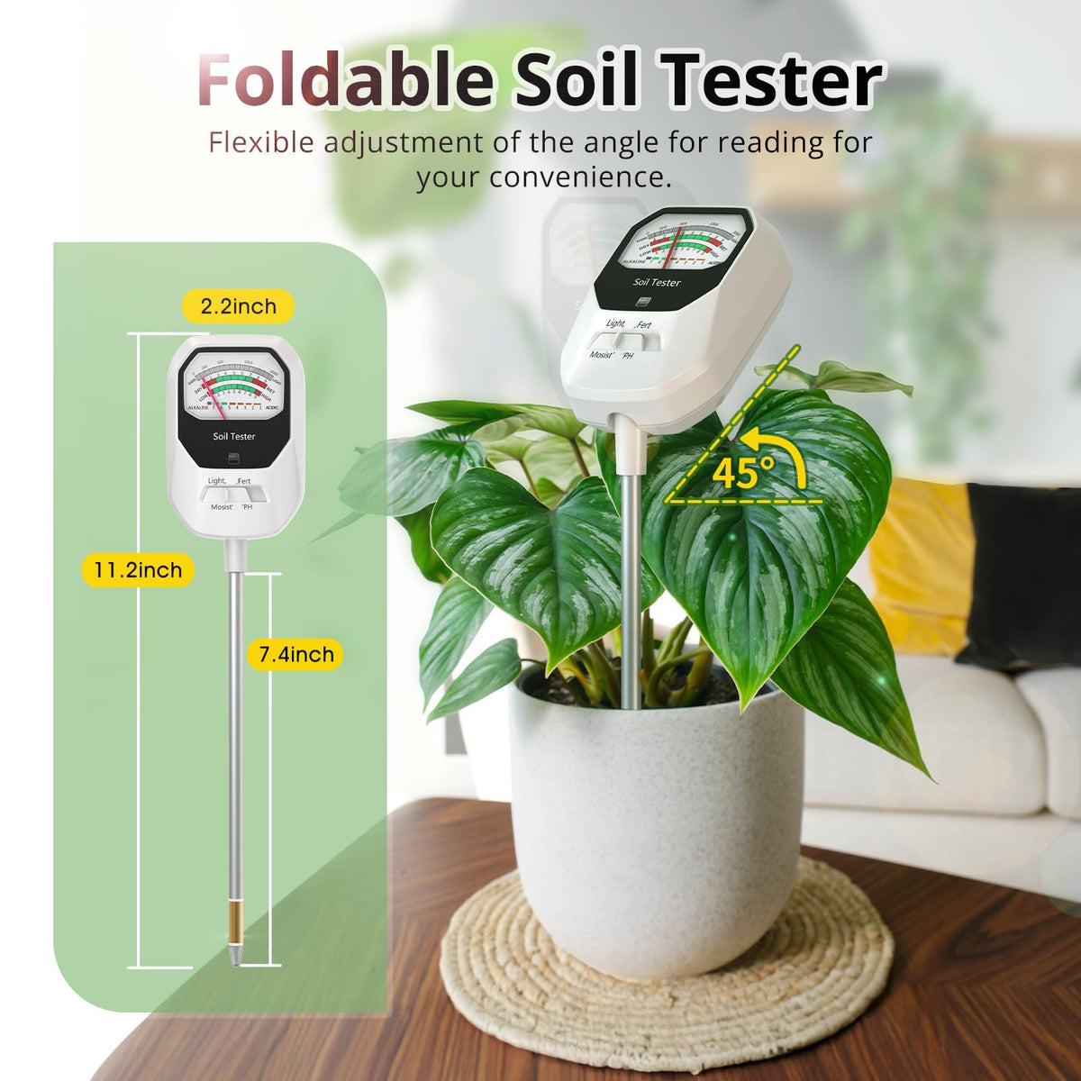 Buladeke battery-free design makes it portable and maintenance-free.