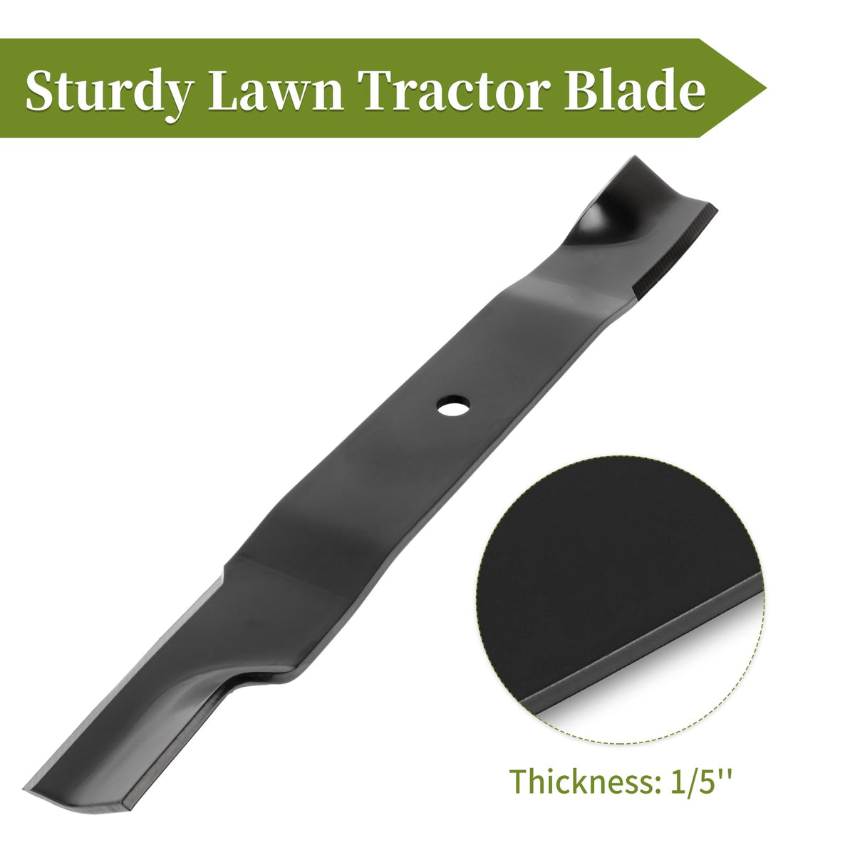Bularie 09246600 high lift blades enhance bagging on Gravely Ariens 60-inch decks.