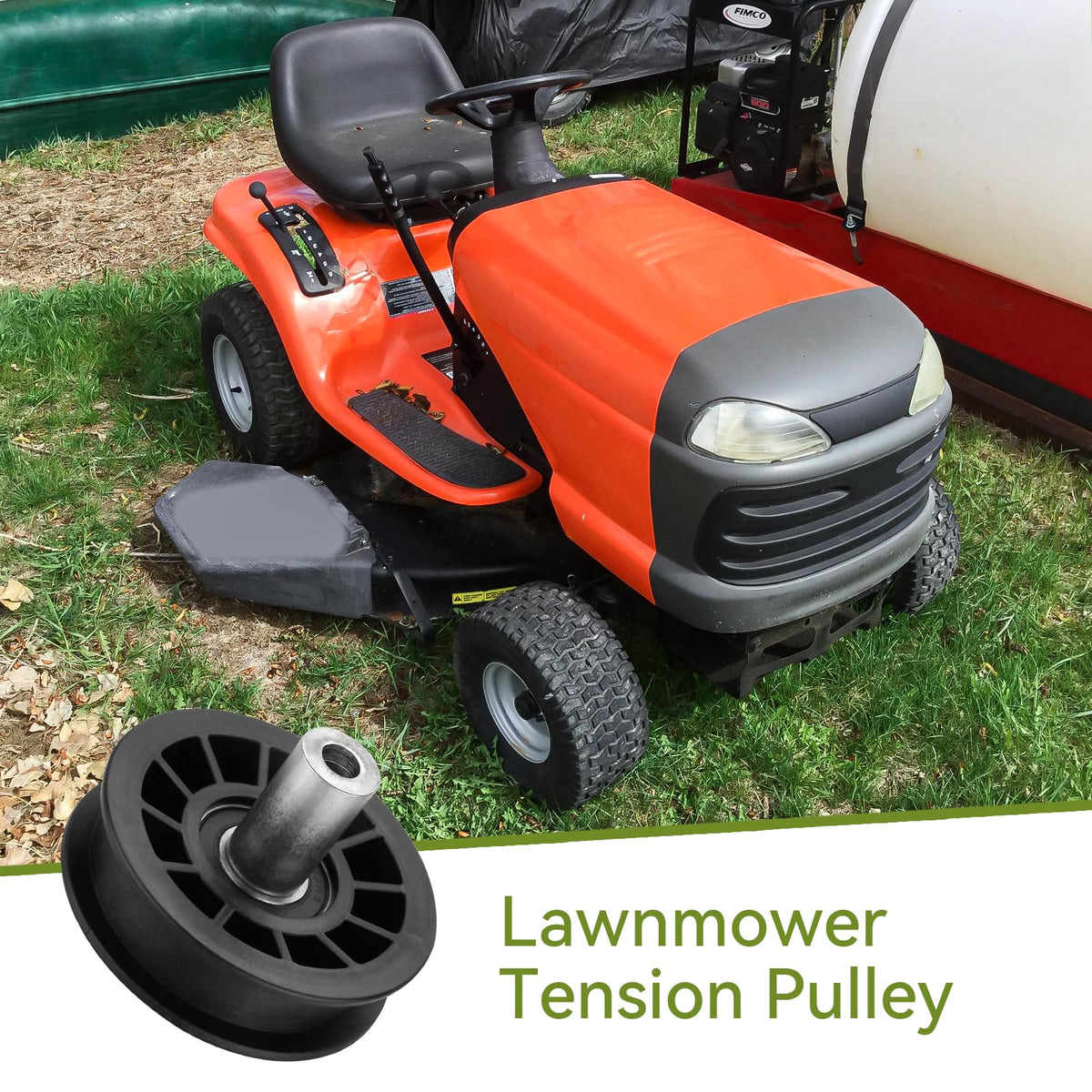 Bularie 179114 belt tension idler pulley improves alignment.
