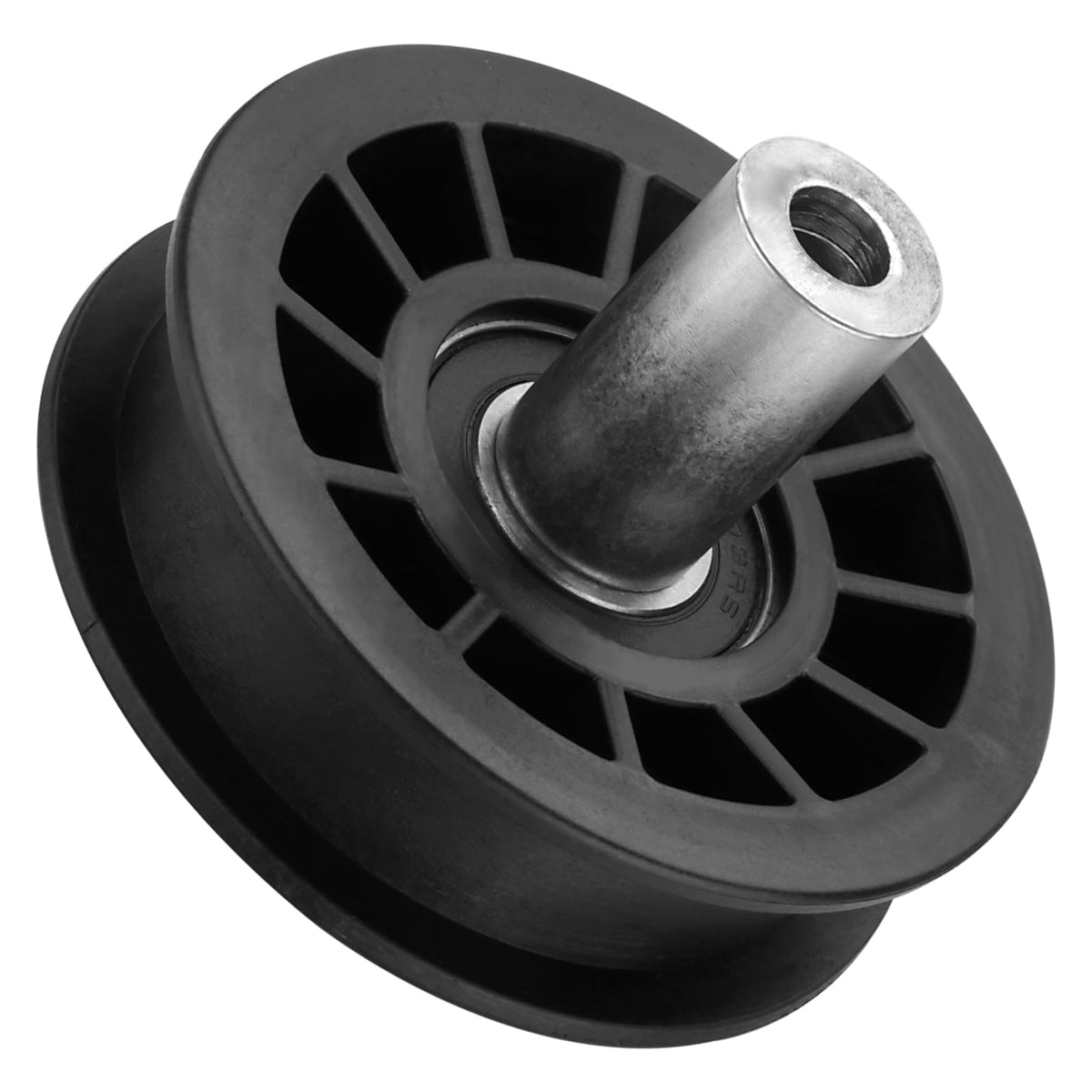 Bularie 179114 flat idler pulley on Craftsman LT1000 for smooth belt motion.