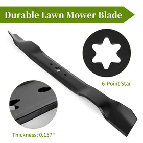 Bularie 2-pack mulching blades included for quick replacement.