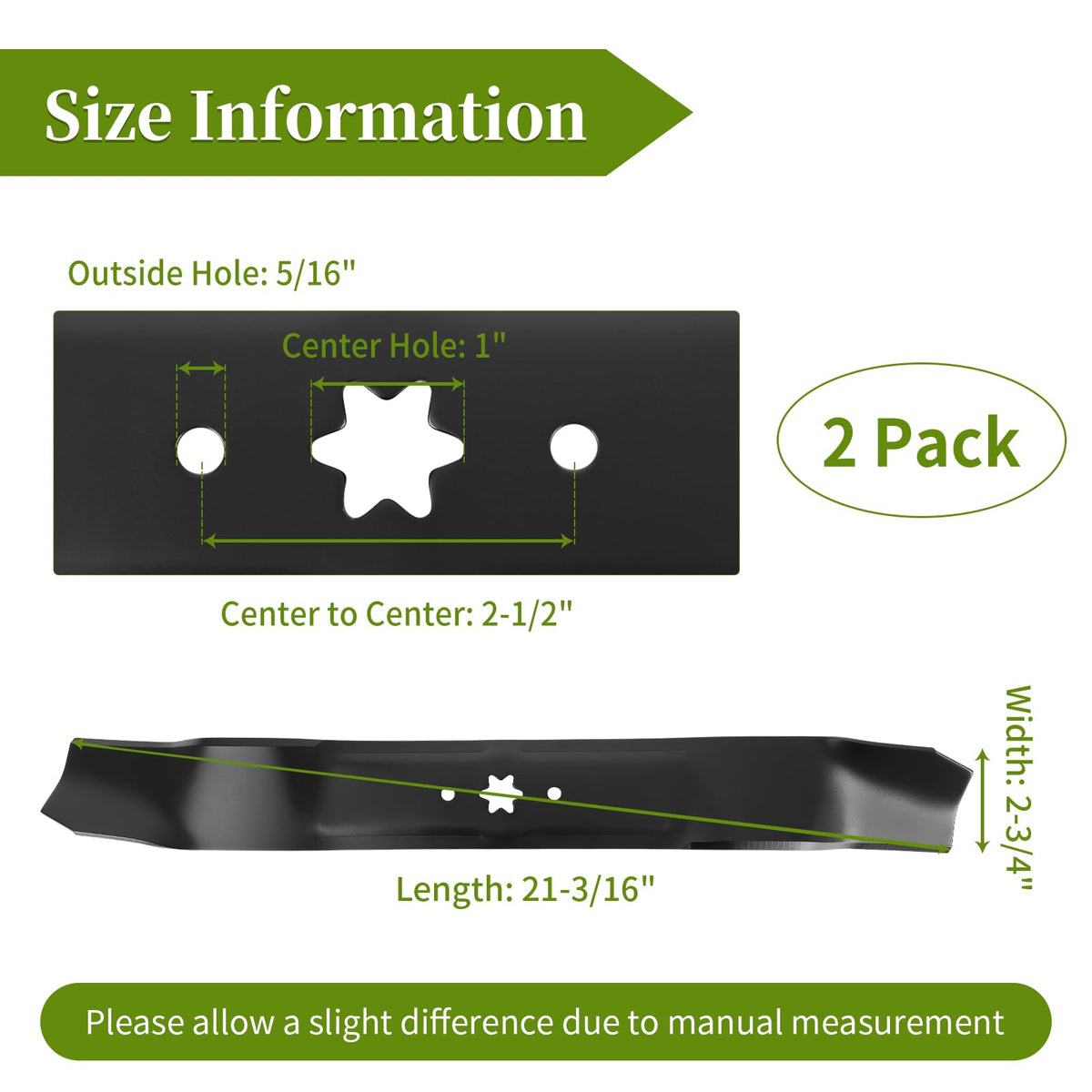 Bularie 42-inch mower blade shows durable steel construction for longevity.