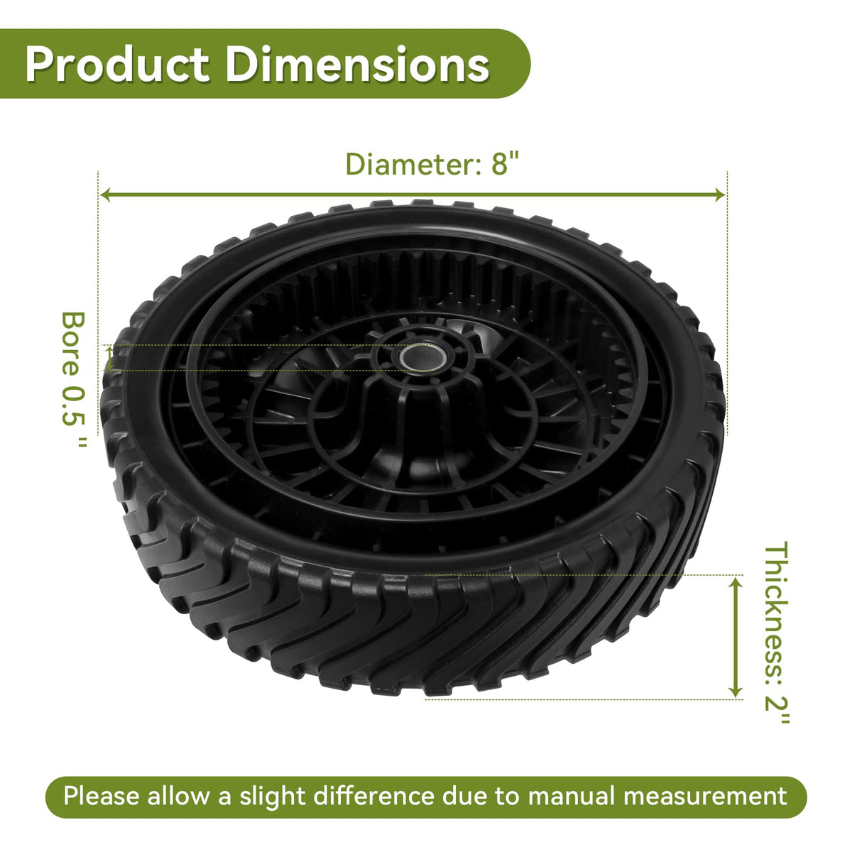 Bularie replacement-parts-634-05039 fit your mower's front wheel.