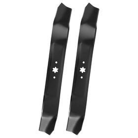 Bularie 742-0616A blade close-up for Cub Cadet 42-inch deck; mulching-ready.