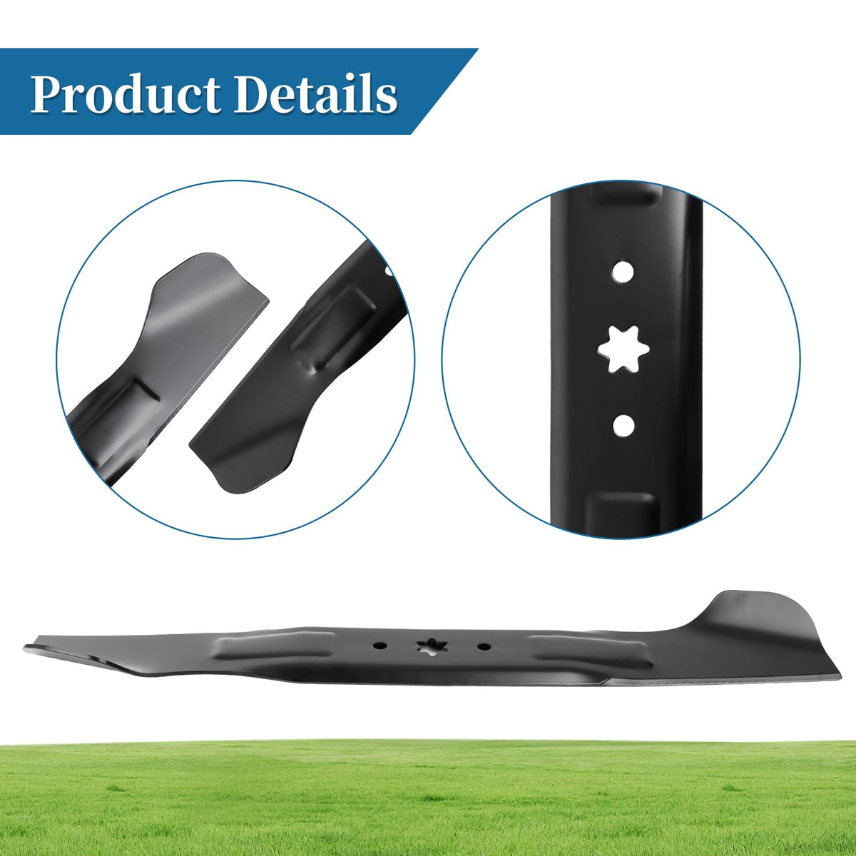 Bularie 942-04244 blade compatible with Cub Cadet XT1/XT2 for smooth operation.