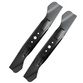 Bularie 942-04244 high-lift blade close-up for 46-inch deck boosts cutting power.