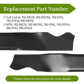 Bularie 942-0741A compatibility with Cub Cadet and Troy-Bilt models