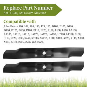 21-1/2 inch blade length with precise dimensions for mounting.
