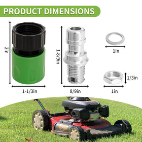 Bularie silver nozzles provide a strong spray for debris removal