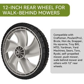 Bularie durable puncture-proof wheel reduces flat tires during use.
