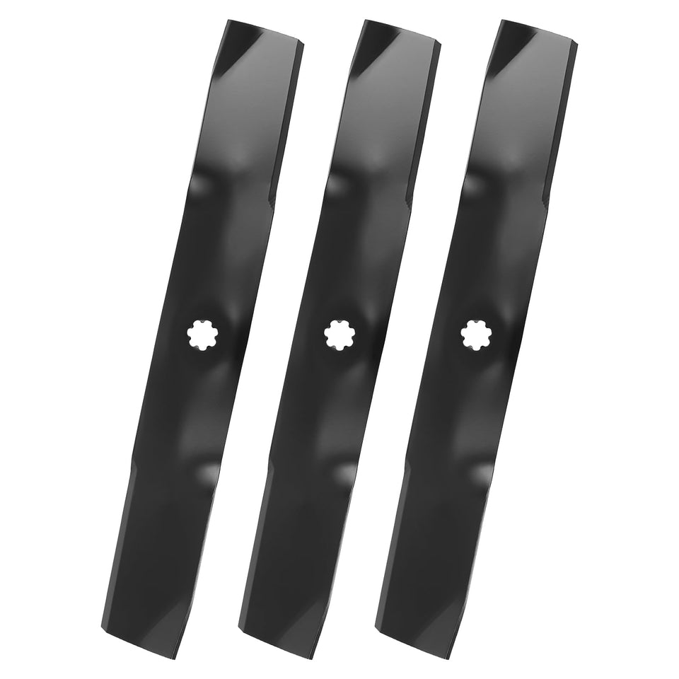 Bularie GX21380 blades mounted on a 54-inch deck for balanced mid-lift performance
