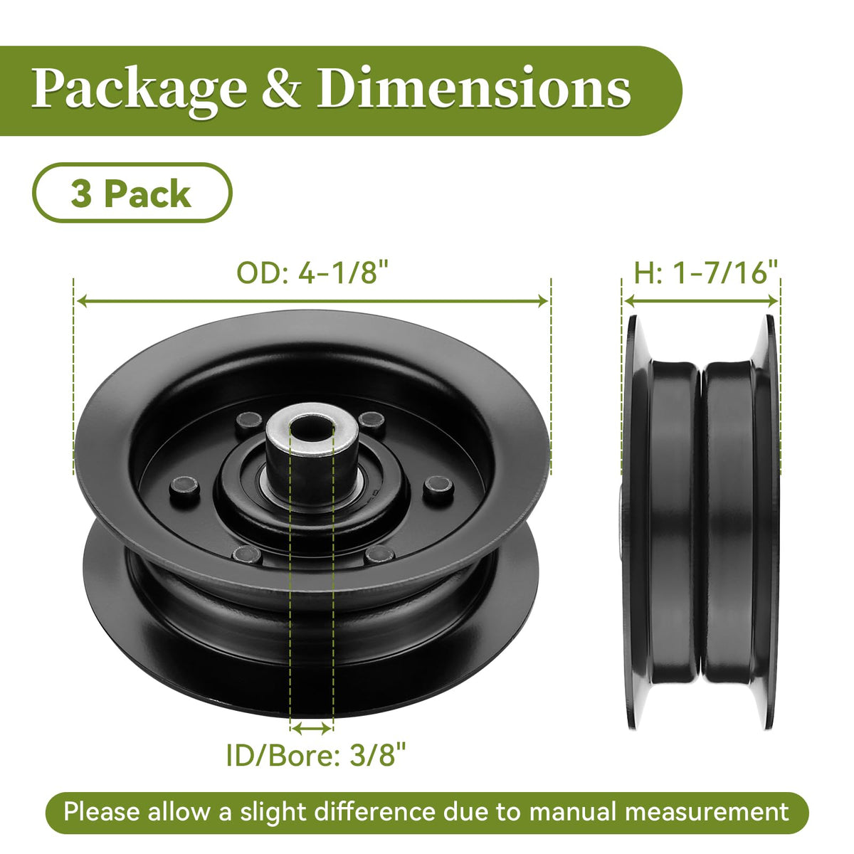 Bularie 3-pack packaging for easy replacement and reduced downtime