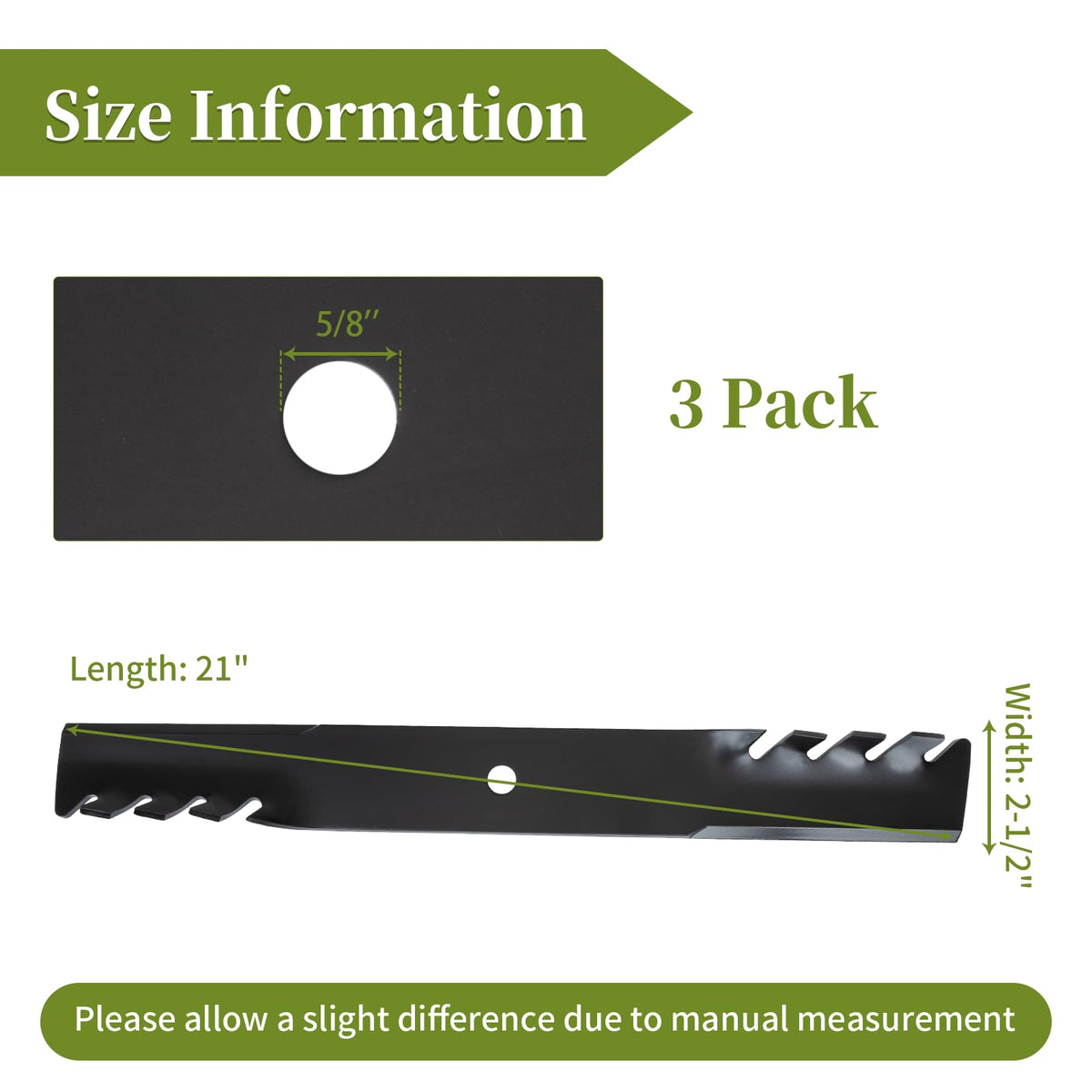 Bularie mulching gator blade teeth pull grass up for thorough mulching