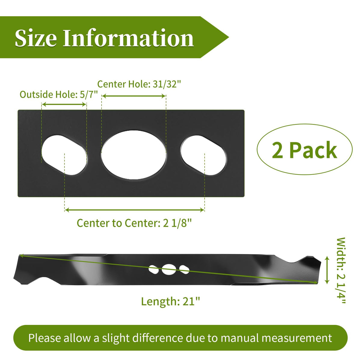 Bularie blade with Murray/HyperTough compatibility labels for easy matching