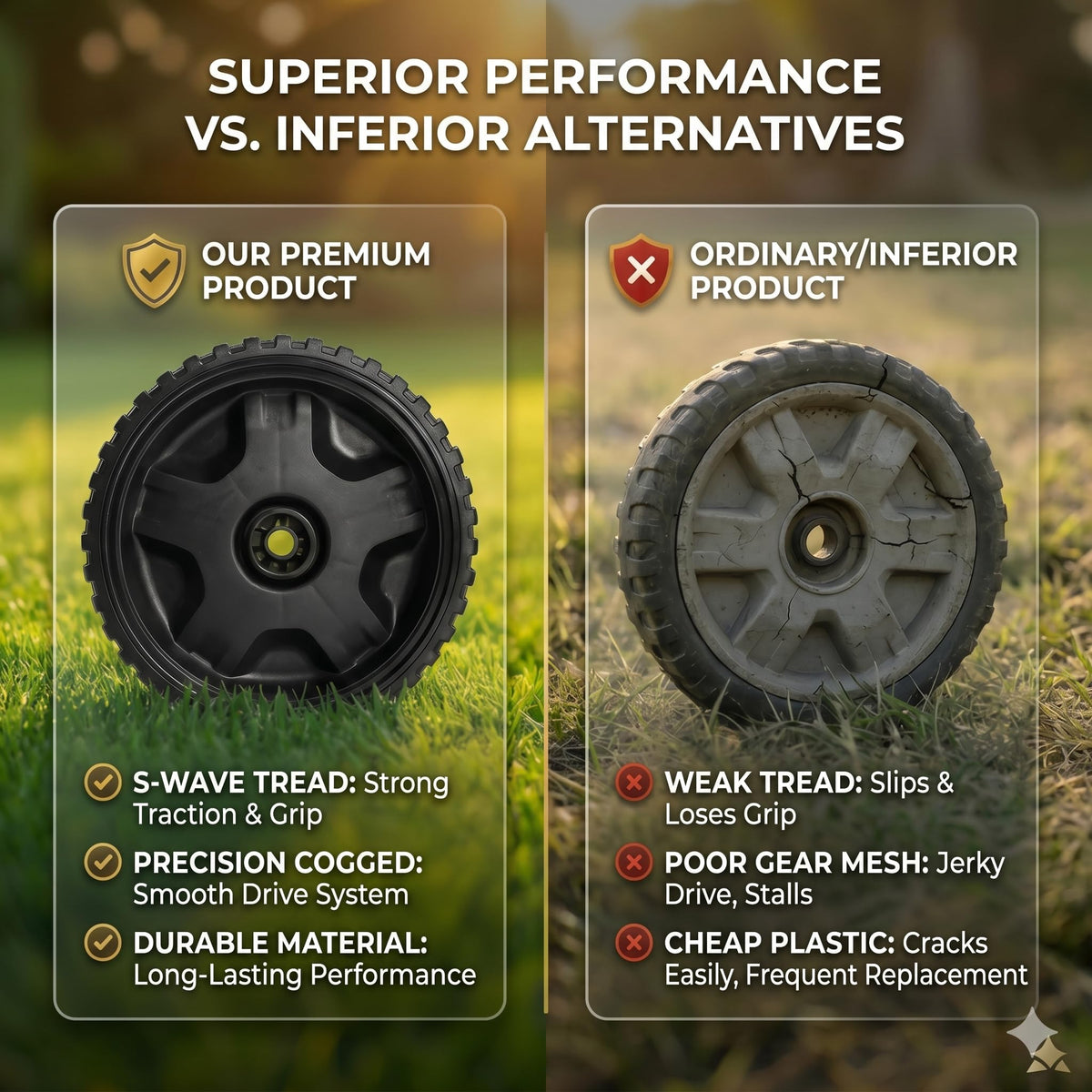 Bularie-troy-bilt-compatible-front-wheel ensures broad compatibility.