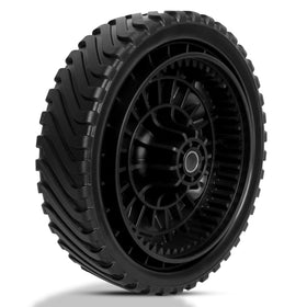 Bularie two-pack-front-wheel-assembly provides ready replacements.