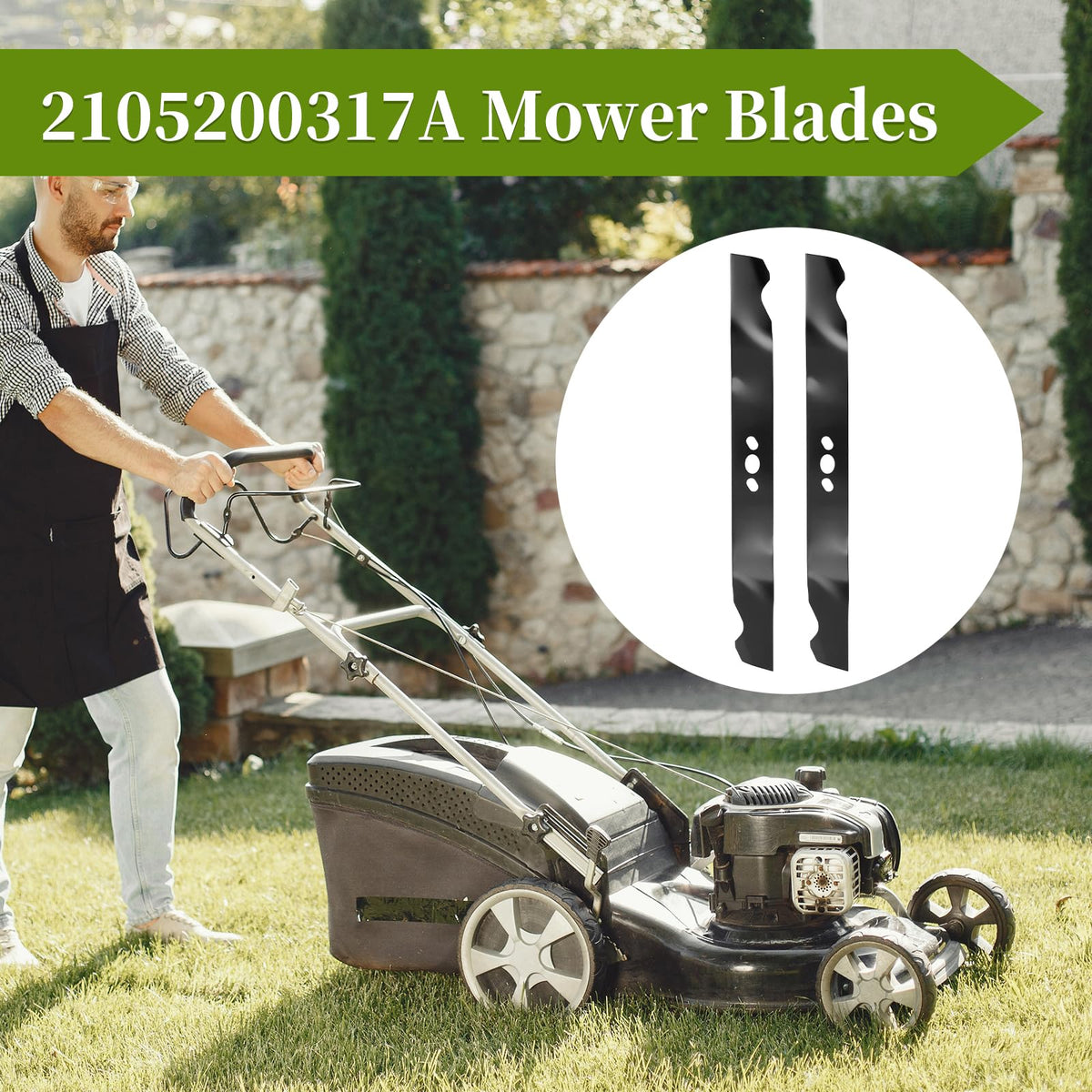 Bularie two-pack mower blades highlight value and ready replacement