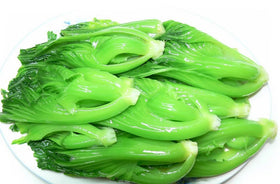 Bulborium 500 greens showing crisp stalks ready for quick stir-fry.