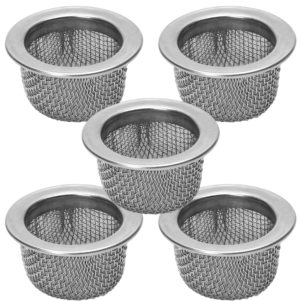 BuleVina 5-pack double-filter smoker screens for durable, reusable filtration in cocktails.