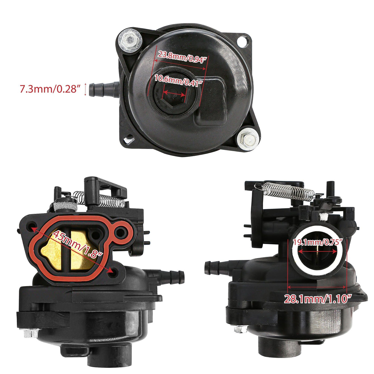 BuleVina carburetor compatibility with 09P602-0137 engine ensures smooth start