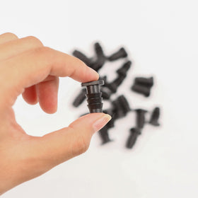 BuleVina drip-system end cap for customizable garden layouts.