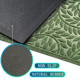 Bulijojo all-weather mat withstands rain, snow, and wind for year-round use.