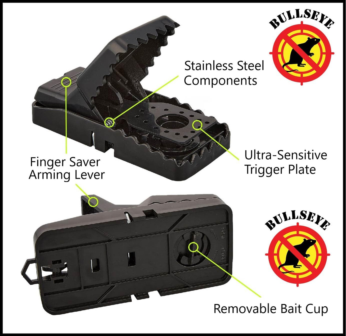 Bullseye easy setup for quick deployment anywhere