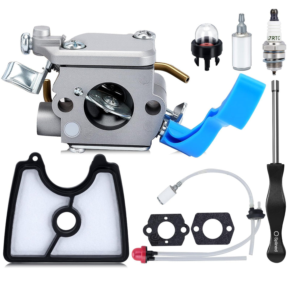 Bullwall 125B carburetor kit view shows rebuild components for improved startup.
