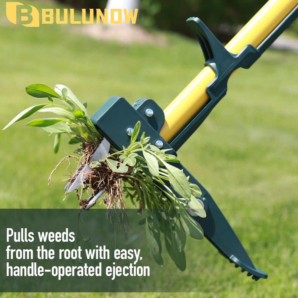Bulunow tool keeps garden neat and ready for planting after use.