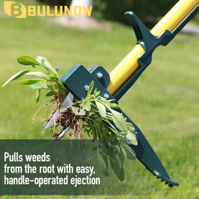 Bulunow tool keeps garden neat and ready for planting after use.