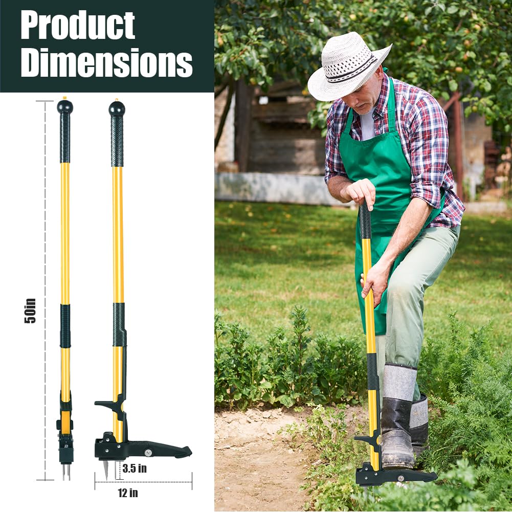 Bulunow long-handle weeder with ergonomic grip for comfortable sessions.