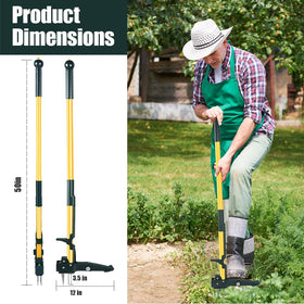 Bulunow long-handle weeder with ergonomic grip for comfortable sessions.