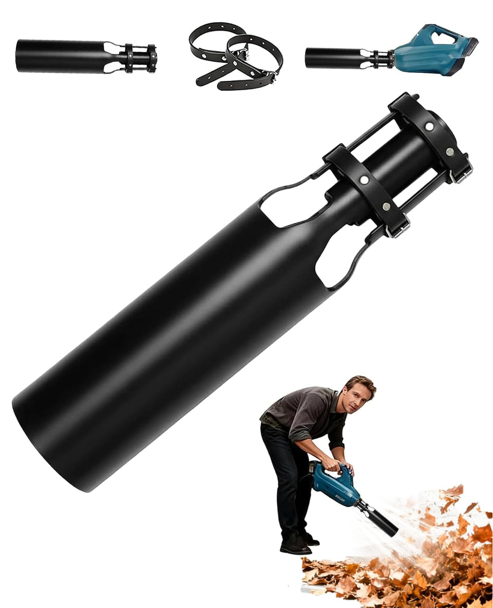Bumilily leaf booster with cyclone design improving airflow for faster outdoor cleanup
