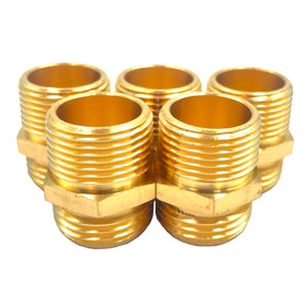 Bumugufu brass garden hose fittings pack showing durable construction for reliable irrigation