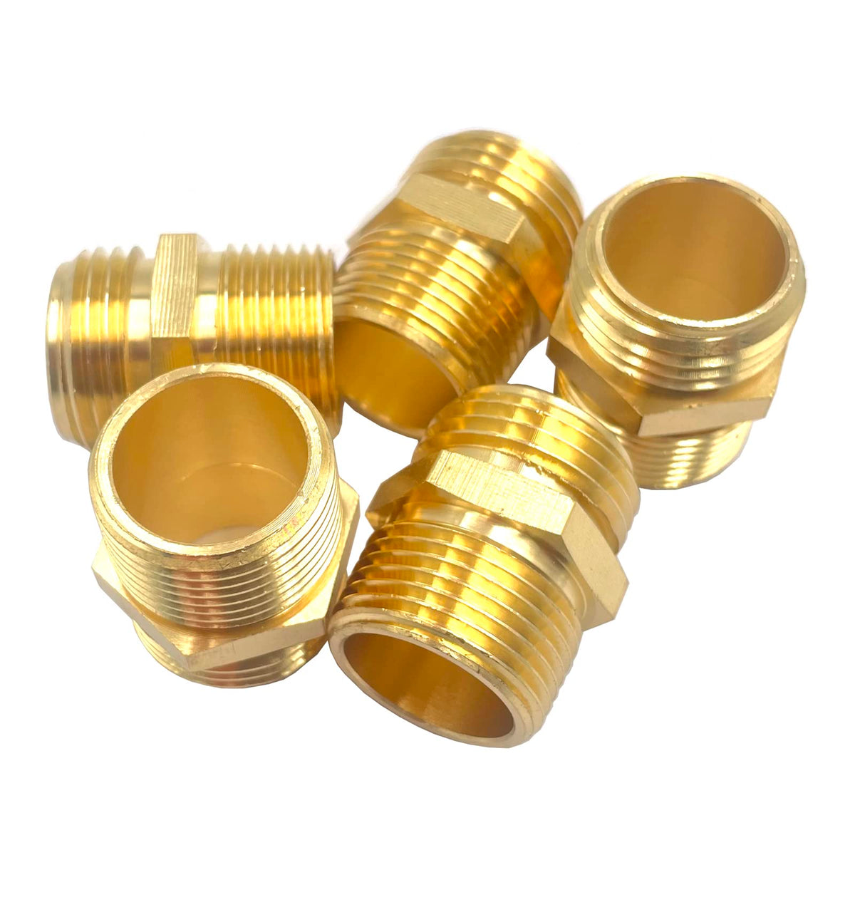 Bumugufu brass threads close-up highlights leak-free sealing