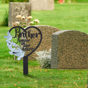 BUoonyer outdoor graveside decor stake for resilient memorials.