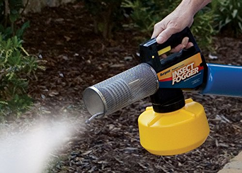Burgess 1443 portable fogger design enables easy outdoor misting on demand.
