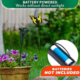 Burious butterfly stake easy setup without tools for borders