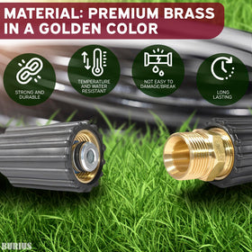 BURIUS quick connect mechanism demonstrating simple tool-free attachment.