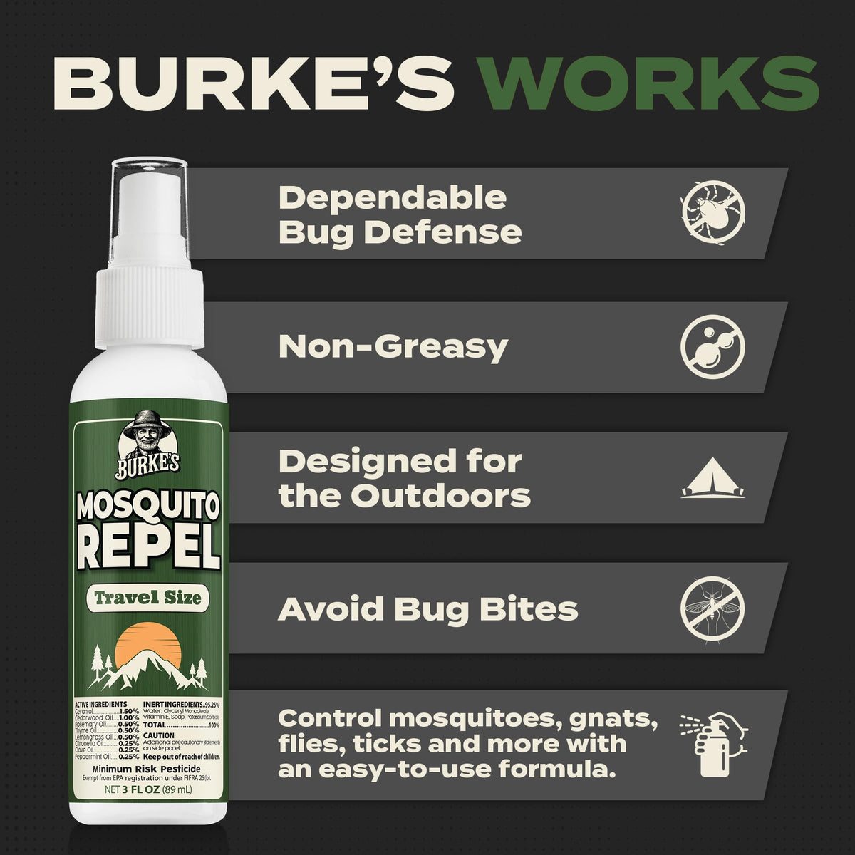 Spray nozzle in action for easy application outdoors