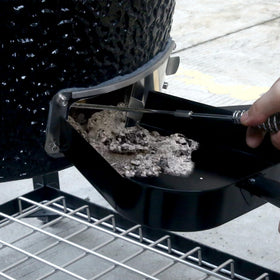Burly Grill ash poker for safe ash lifting and removal