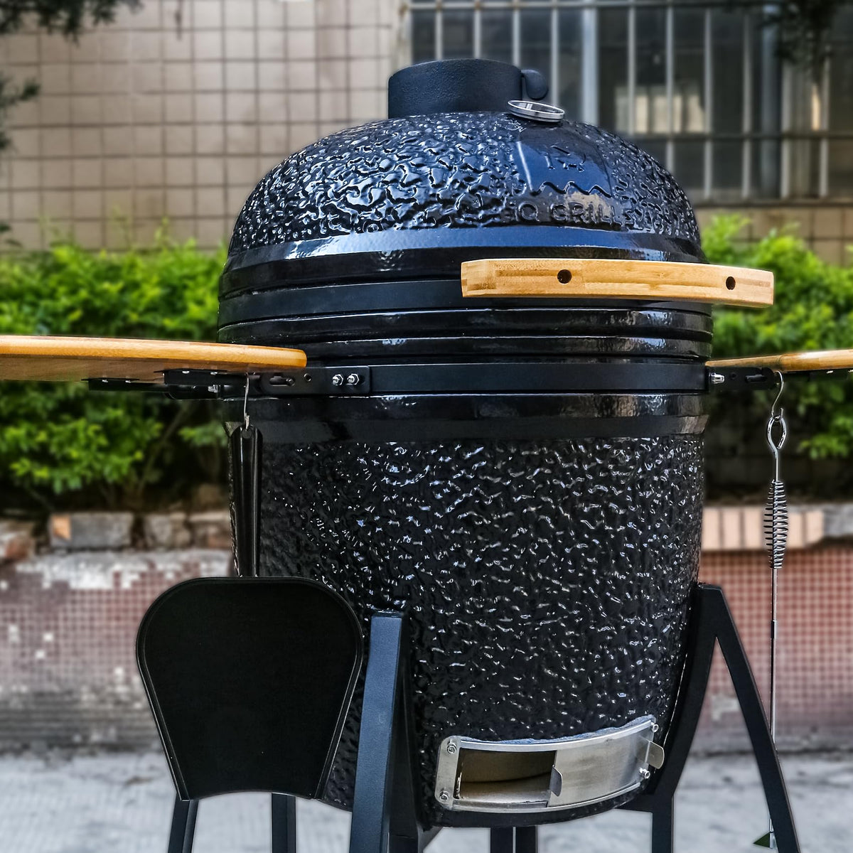 Burly Grill kamado Joe fit for easy ash removal across models