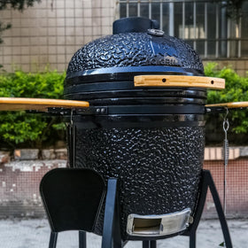 Burly Grill kamado Joe fit for easy ash removal across models