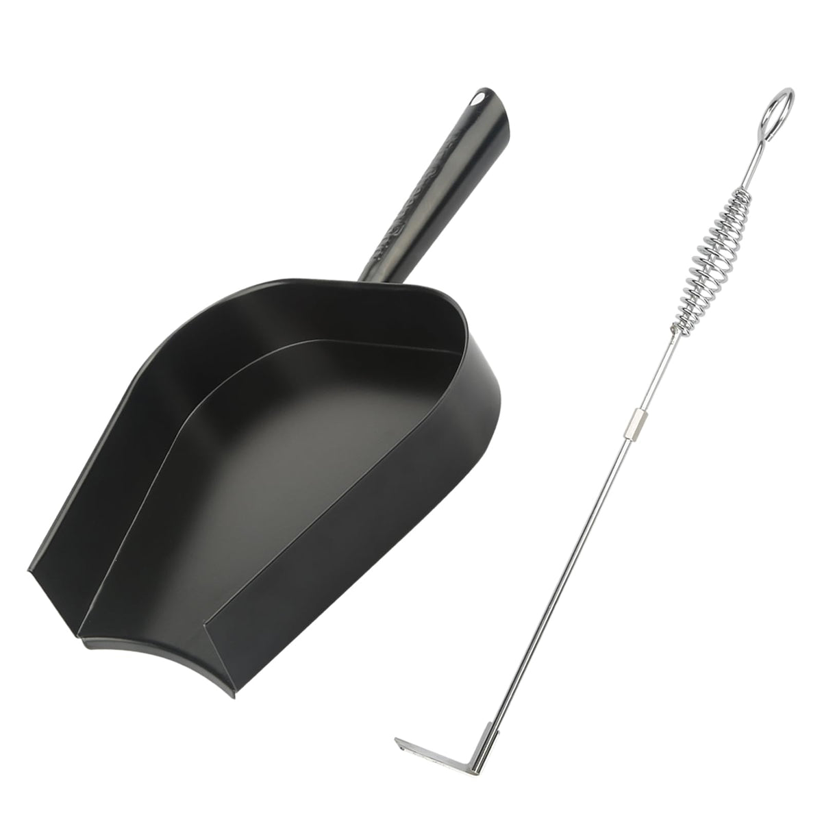 Burly Grill stainless steel ash tool resists rust during long grilling sessions