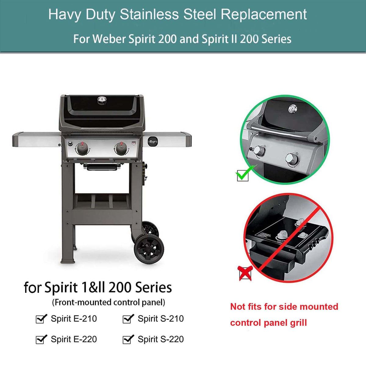 Burly Grill E210/S210/S220 compatibility for reliable performance